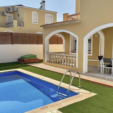Chalet Villafranca Menorca Con Piscina Privada カラン・ボッシュ エクステリア 写真