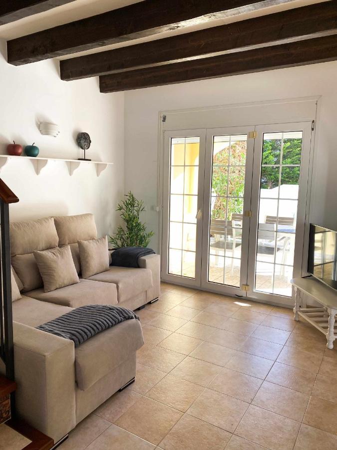 Chalet Villafranca Menorca Con Piscina Privada カラン・ボッシュ エクステリア 写真